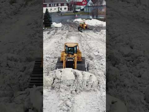 Winter cleanup just got easier ❄️ #WinterCleanup #PublicWorks #SnowPlows