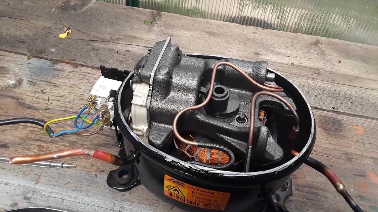 Kühlschrank Kompressor reparieren. YouTube