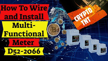 Wiring and Installing Multi-Functional Meter D52-2066