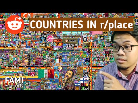 Reviewing All Countries in r/place