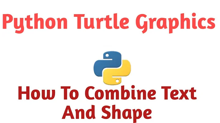 Python Turtle Graphics - How To Combine Text And Shape On Turtle Screen