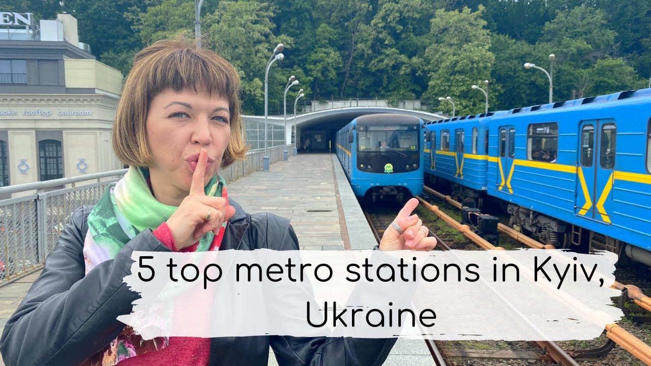 Kyiv metro. 5 top metro stations. Arsenalna - world's deepest metro station. Golden Gates and etc.