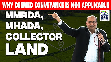 Why Deemed Conveyance is not Applicable to MMRDA, MHADA, Collector Land | MahaSeWA News