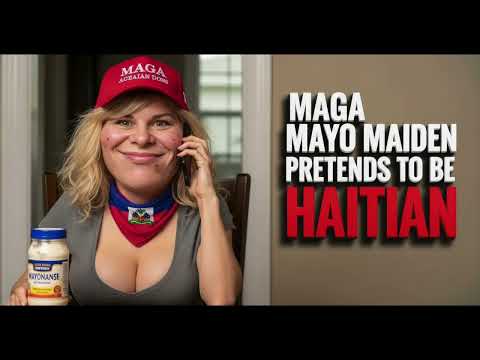 MAGA Mayo Maiden Pretends To Be Haitian
