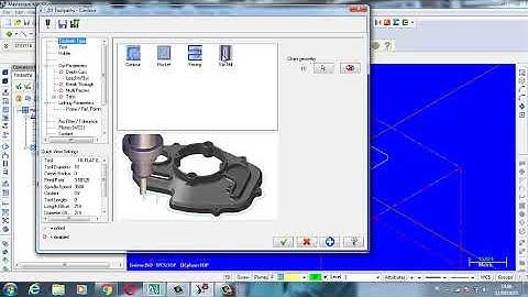 CARA MENGGUNAKAN TOOLPATH CONTOUR DI MASTERCAM X5