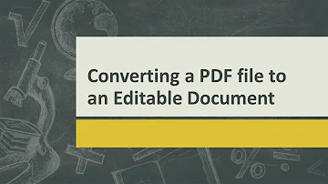 Jak převést dokumenty do PDF?