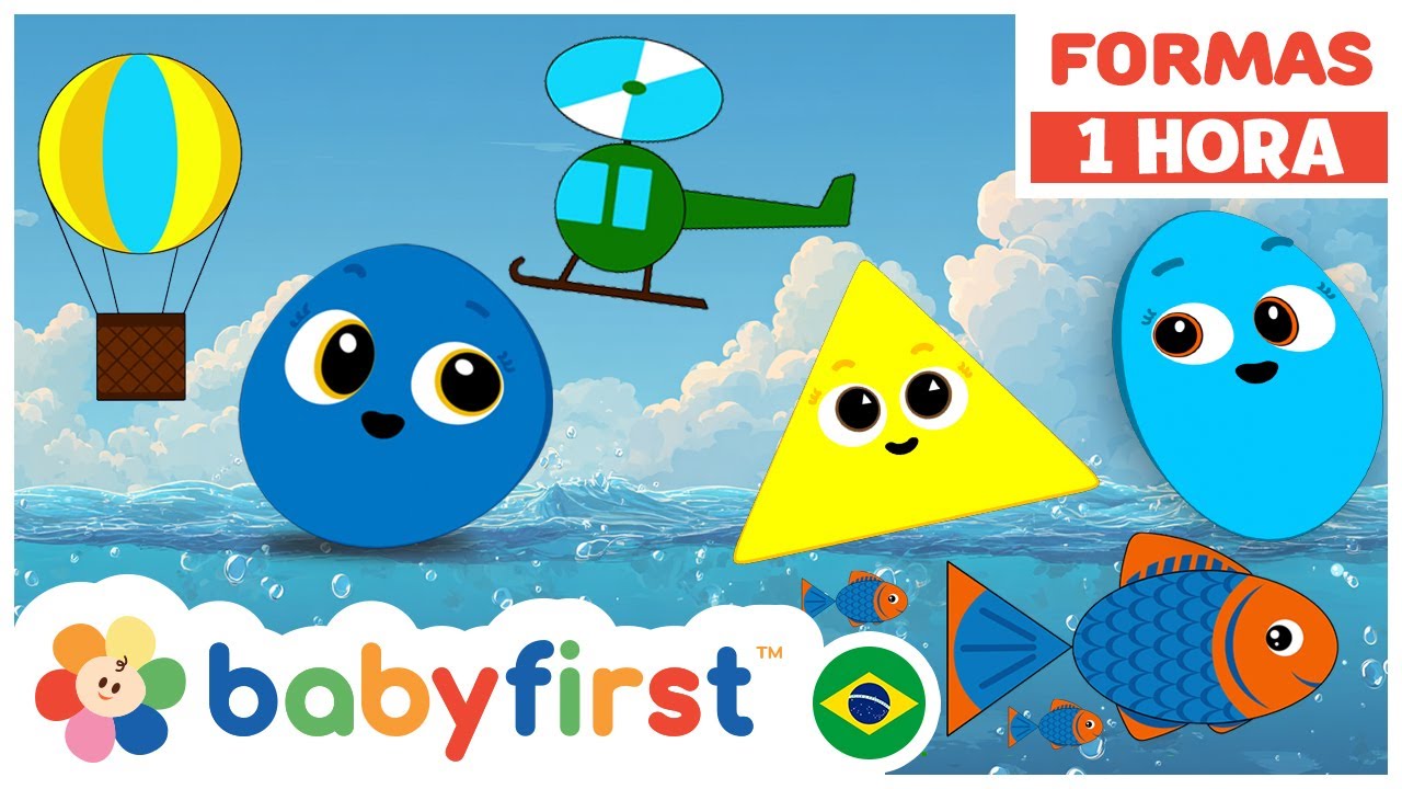 Aprendendo Formas Geométricas com Atividades Divertidas! | Desenhos educativos | BabyFirst Brasil