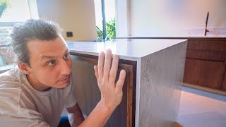 How To Make a Waterfall Countertop (Solid Surface)