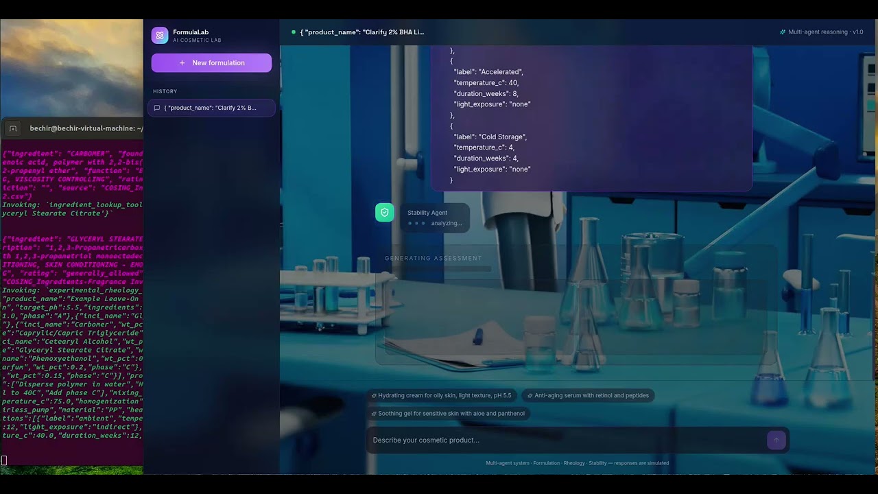Stability Rheology Analyst Demo | AI Assistant for Formulation & Safety Checks
