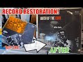 Upgrading a grading poor to vg vinyl record sleeve restoration