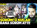 SÜRÜMCÜ KIZLARA DENK GELDİM! LOBİDEKİLERİ BANLADIM?! PUBG Mobile