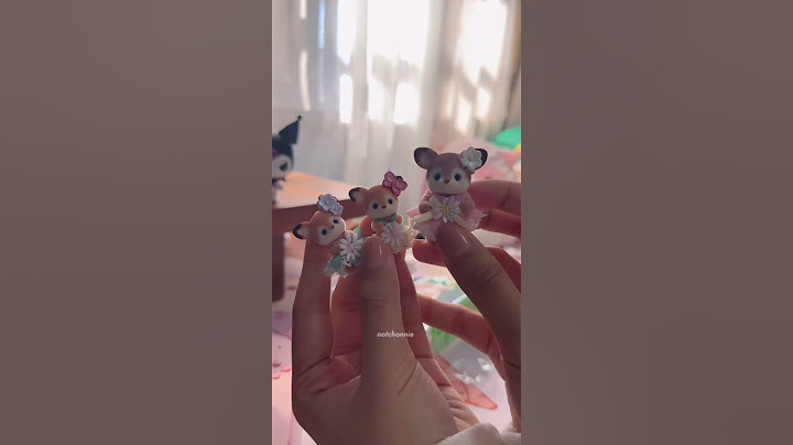 🍃 unboxing sylvanian familes’ baby deer set #calicocritters #sylvanianfamilies #toyunboxing #cozy