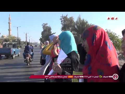 سلسلة بشرية رافضة للإنقلاب بمدينه ميت غمر صباح اليوم