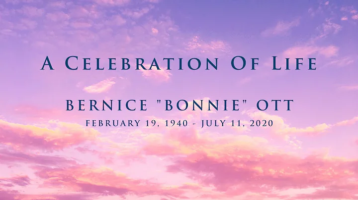 A Celebration of Life, Funeral Mass of Bernice "Bo...