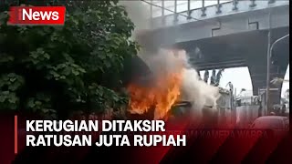 Akibat Percikan Api Las Mobil,  Bengkel Las di Jakarta Utara Ludes Terbakar