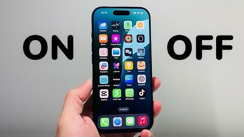 iPhone 16: How To Turn OFF / ON Without Buttons