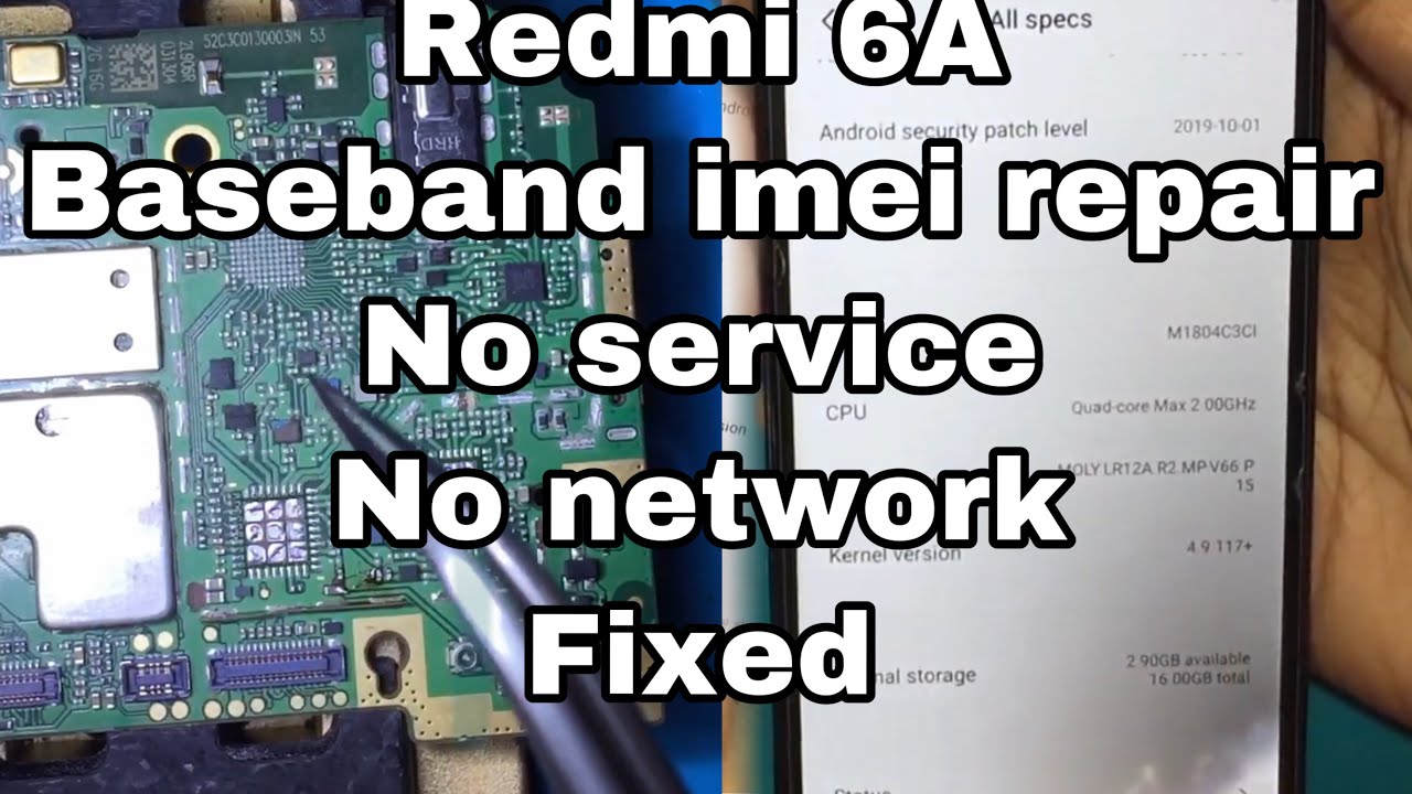 Redmi 9a Imei Repair