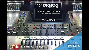 DiGiCo SD MACROS Greek Tutorials
