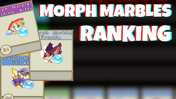 Tier Ranking ALL 26 MORPH MARBLES in Prodigy!