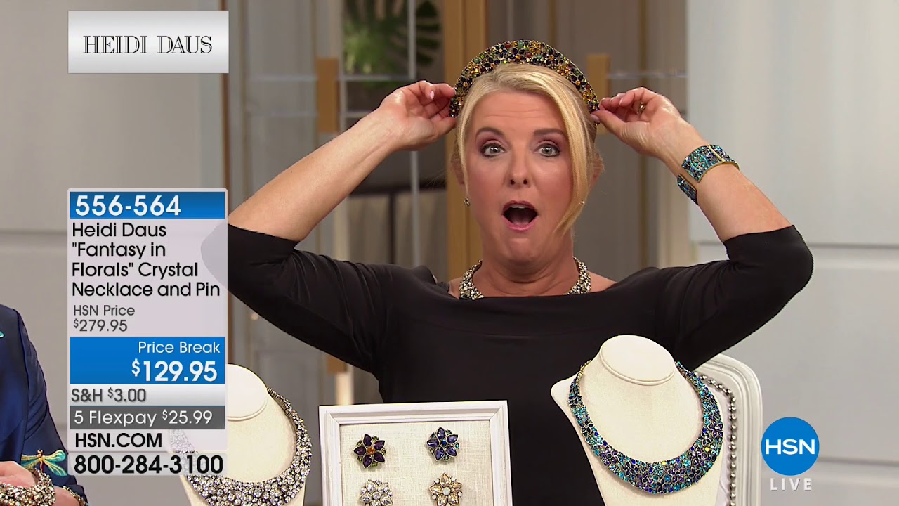 HSN Heidi Daus Fashion Jewelry 20th Anniversary 02 PM , 60% OFF