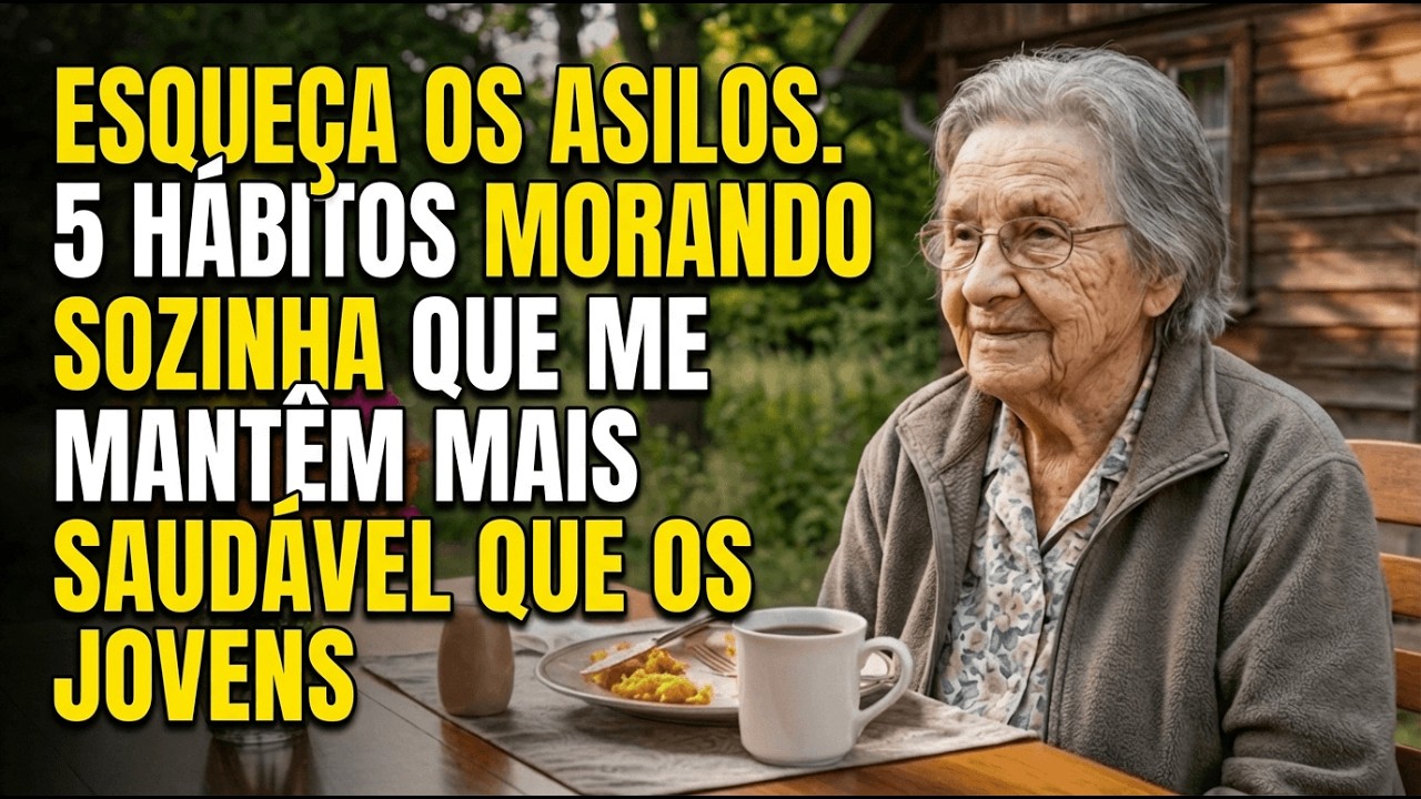 83 Anos e Morando Sozinha. 5 Hábitos Que Me Mantêm Mais Saudável Que os Jovens