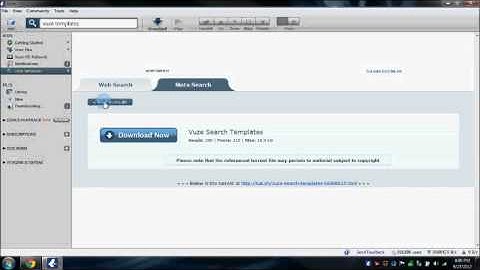 How to add search templates in Vuze