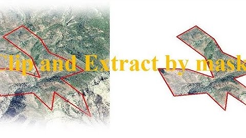 How to Clip and Extract by mask in ArcMap