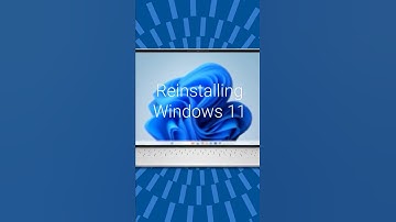 Reinstall Windows 11