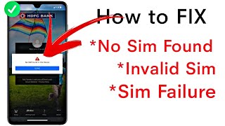 How to Fix No SIM Found, Invalid SIM, Or SIM Card Failure Error on Android