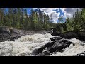 Северная Карелия. Водопад Куми. Лето