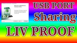 USB Port sharing liv proof || usb redirector technician edition to port sharing screenshot 3