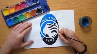 Come disegnare il logo di Atalanta - How to draw the Atalanta BC logo - Serie A