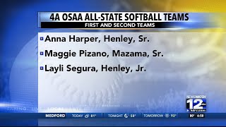 Recognizing the OSAA 4A All-State softball rosters