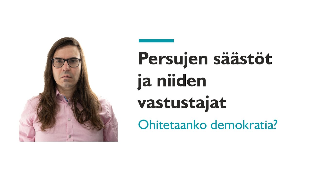 Persujen säästöt ja niiden vastustajat | Päivän yle 783
