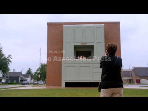 Giant cabinet celebrates an American kitchen icon