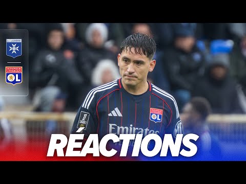"Il faut s'améliorer pour le prochain match" : les réactions après AJ Auxerre - OL