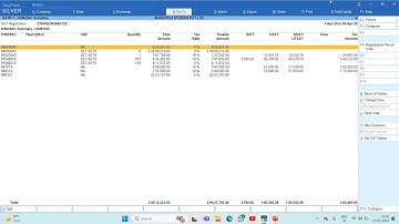 HSN or SAC Code wise detail in excel format for GSTR-1 from Tally Prime #tallyprime #hsn