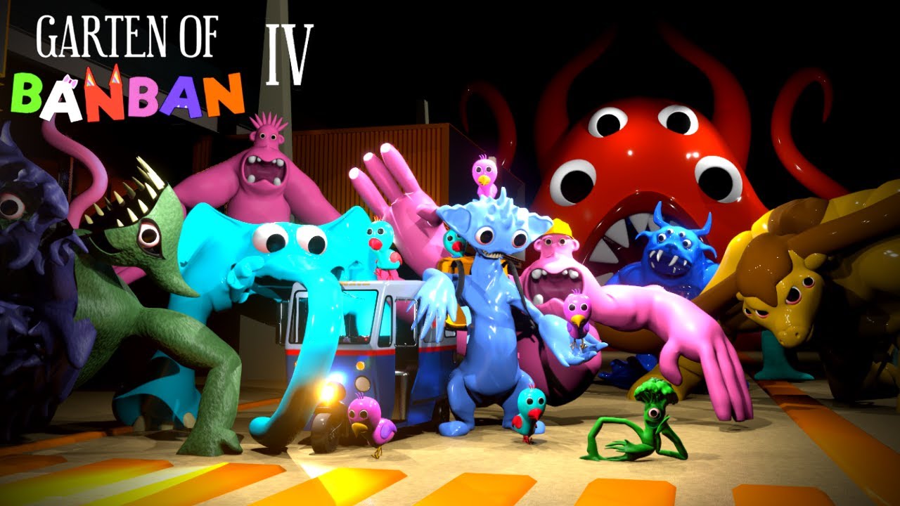 Garten of Banban 5! New Gameplay Video! Garten of Banban 3 and 4