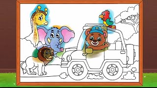 Coloring Games: Coloring Book, Painting, Glow Draw Video 2 screenshot 4