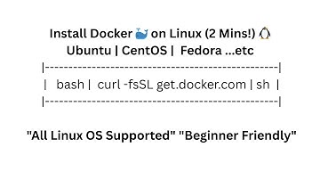 Install Docker on Linux in 2 Minutes   Beginner Friendly Guide