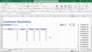 20   Run the simulation with additional stations