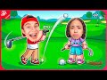 LEVEI MINHA NAMORADA PARA JOGAR GOLFE, MAS NÃO FOI COMO EU ESPERAVA😅