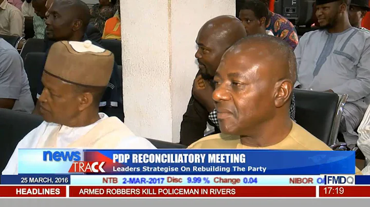 PDP Reconciliatory Meeting: Party Leadership Consults Former Governors