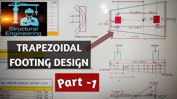 PART-1 I COMBINED TRAPEZOIDAL FOOTING DESIGN I IS 456: 2000- BY CIVIL SMART