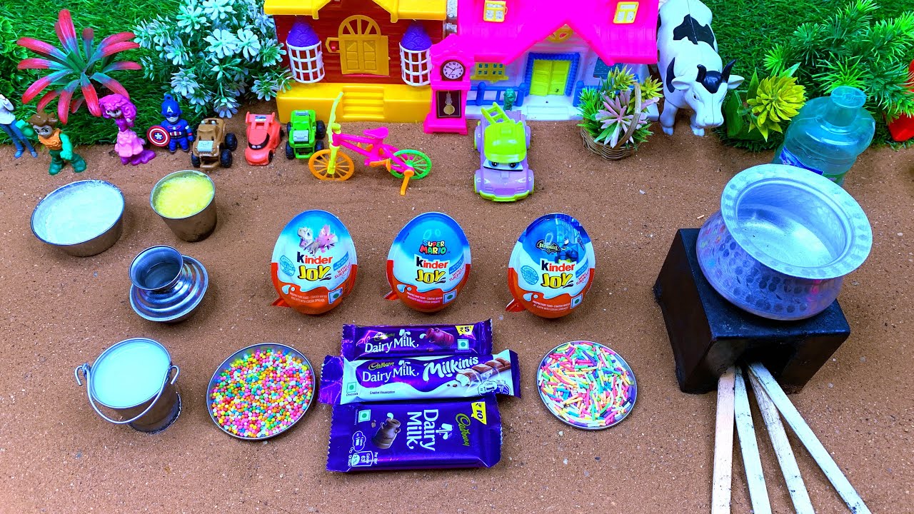 Мини-шоколадный торт «Киндер Джой» | Рецепт шоколадного торта «Киндер Джой» | Миниатюрный торт | ...