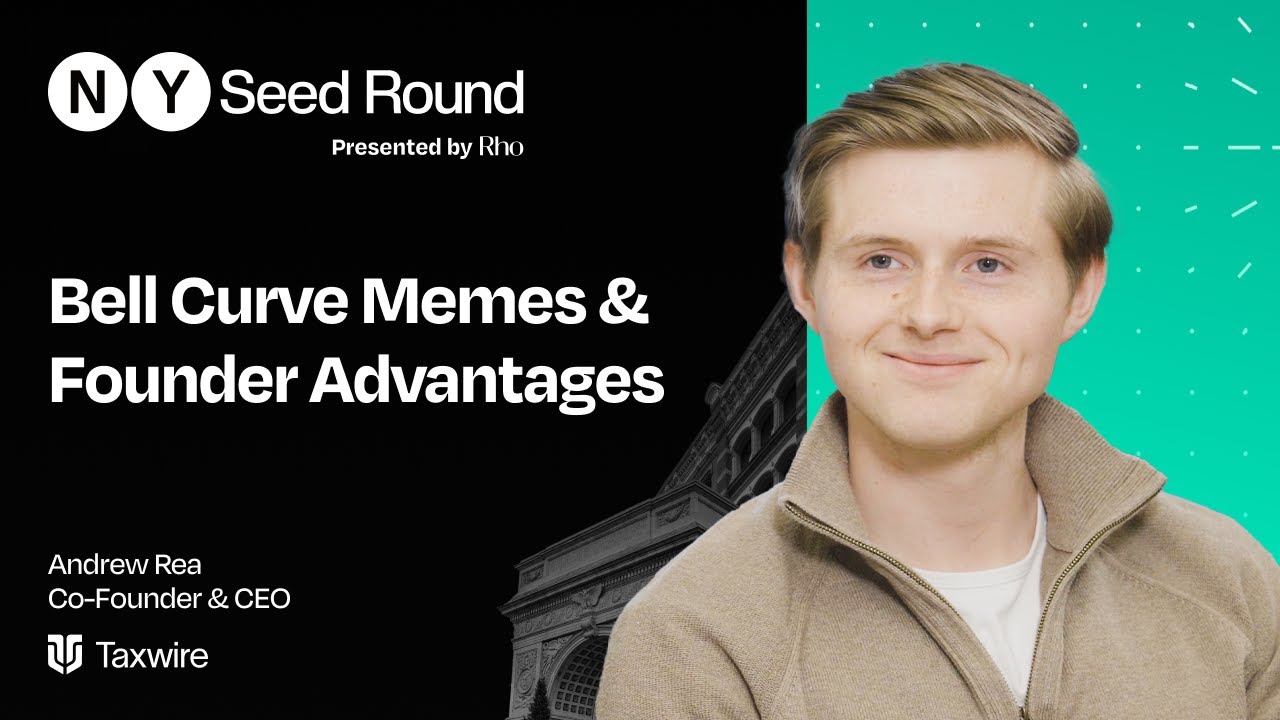 Bell curve memes & founder advantages | Andrew Rea, Co-Founder & CEO at Taxwire