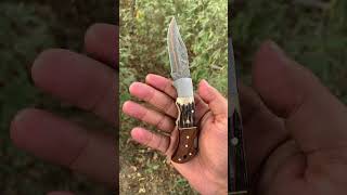 Copper Damascus Folding #shorts #knifecommunity #edc