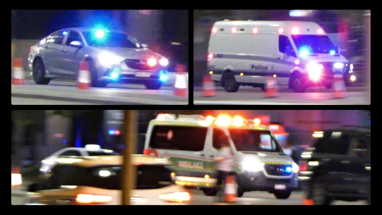 Police Escorting Ambulance, Perth W.A., 12 Dec 2020 YouTube