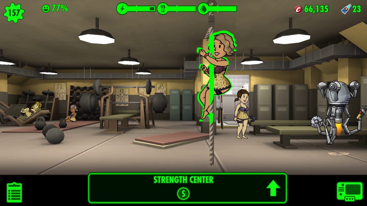 Fallout Shelter sexy womans, ladies training.