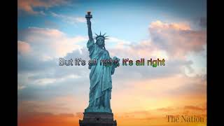 Video thumbnail of "Paul Simon-American tune with  lyrics"